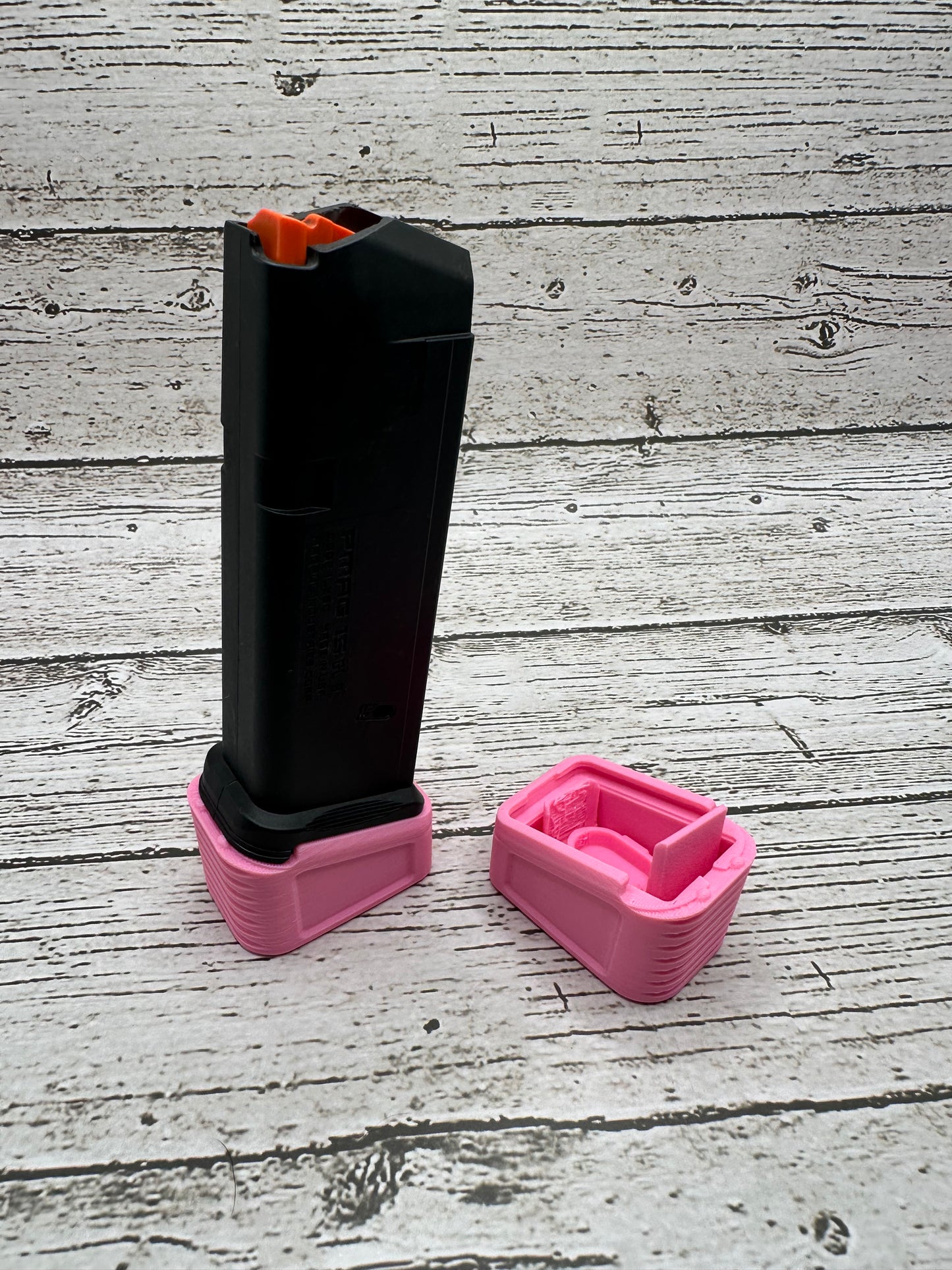 Pmag GL series Base Plate Mag Extension By 3 GL9 Magazines (2 Pack) Pink