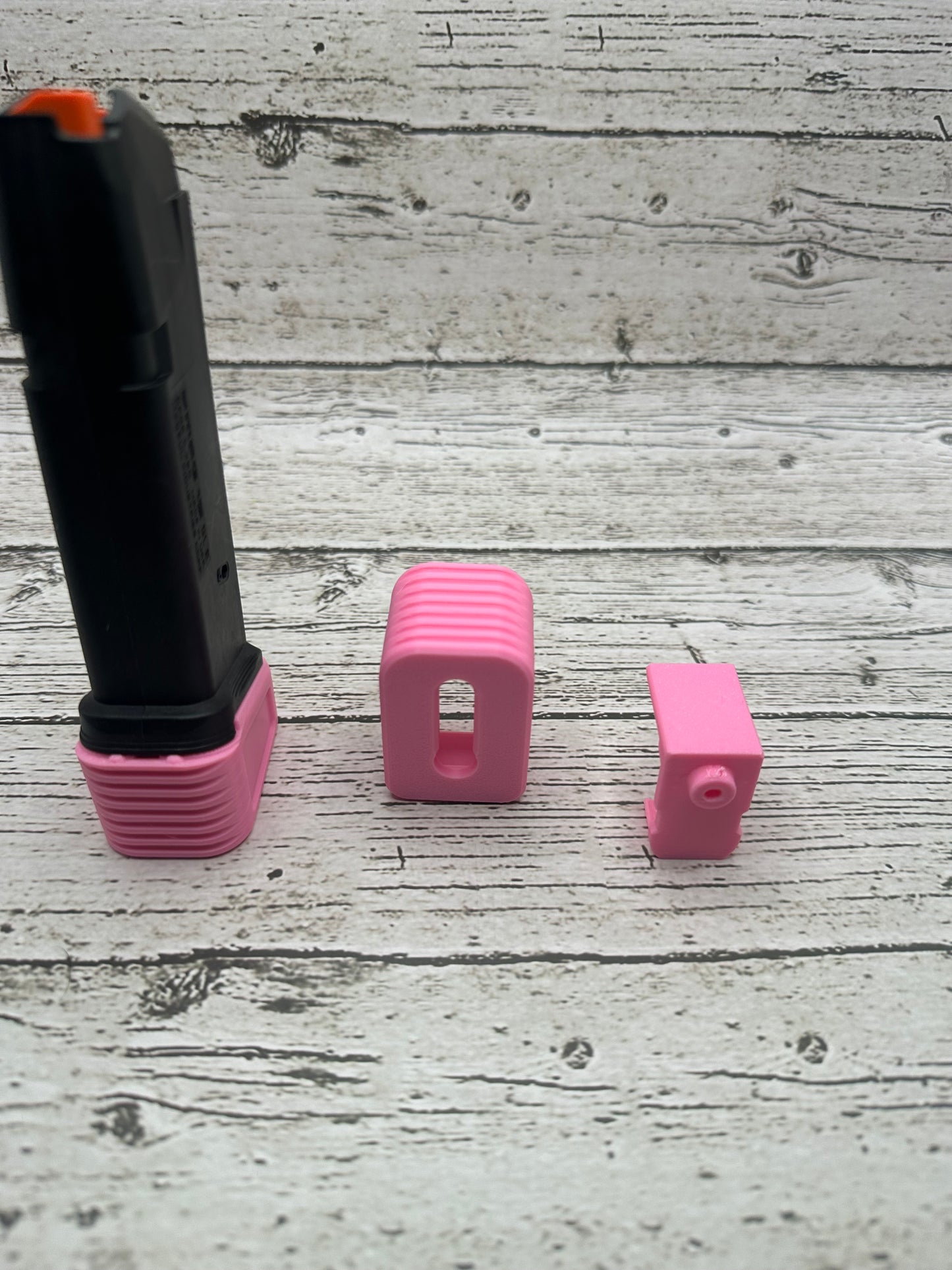 Pmag GL series Base Plate Mag Extension By 3 GL9 Magazines (2 Pack) Pink