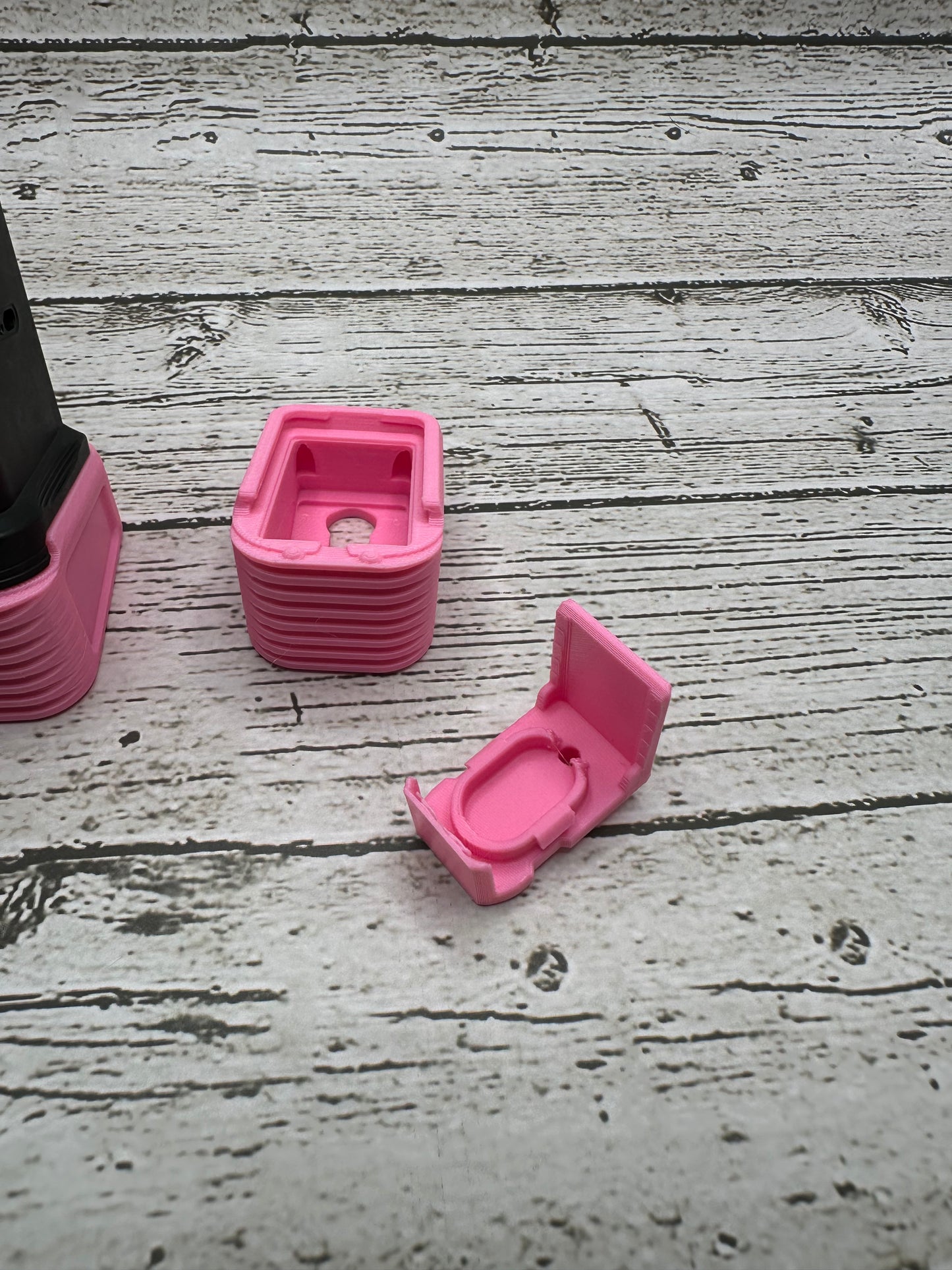 Pmag GL series Base Plate Mag Extension By 3 GL9 Magazines (2 Pack) Pink