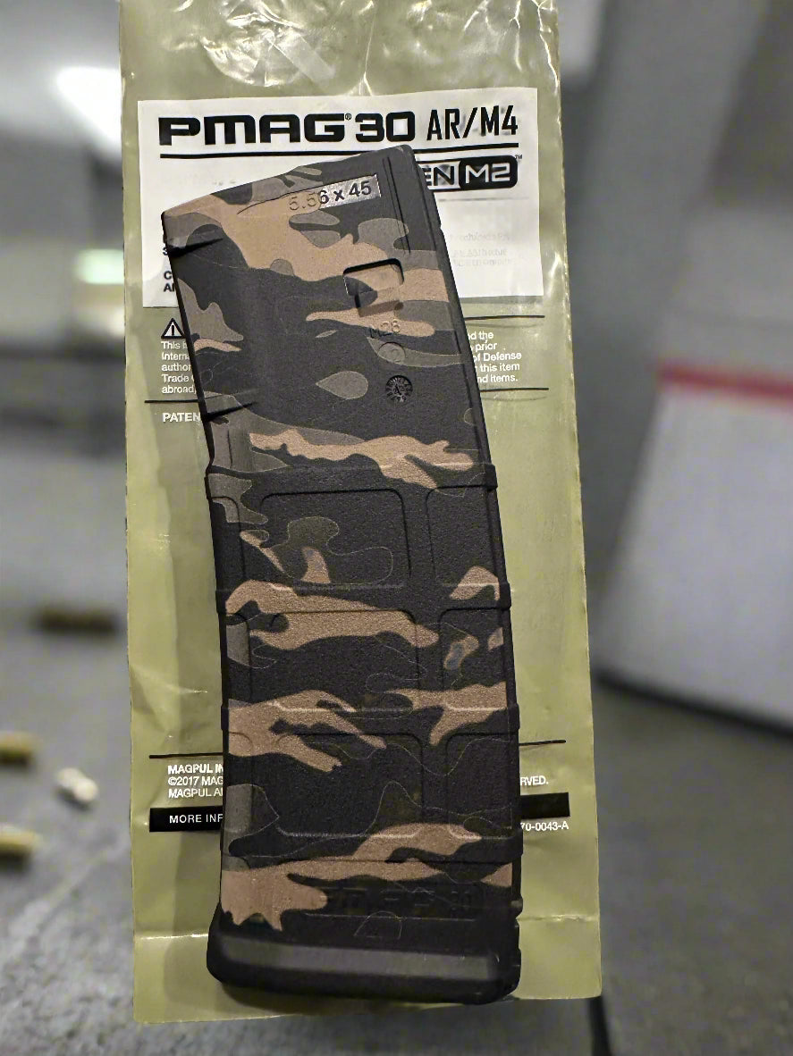 Custom Engraved PMAG Gen 2 – Camo Pattern – 30 Round