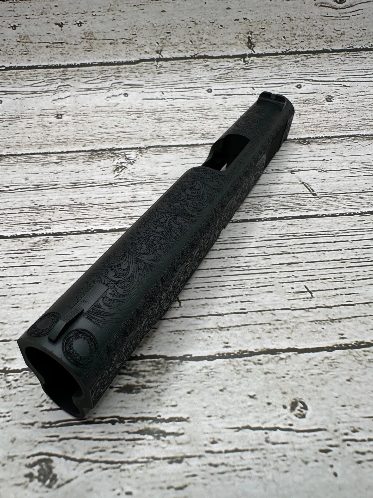 Floral & Scroll Slide Engraving with Cerakote