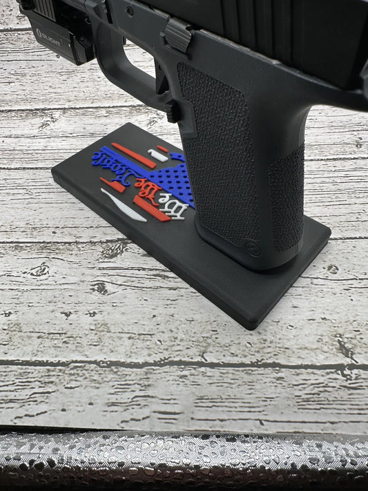 We The People Pistol Display Stand – Glock Double Stack & Clone Compatible