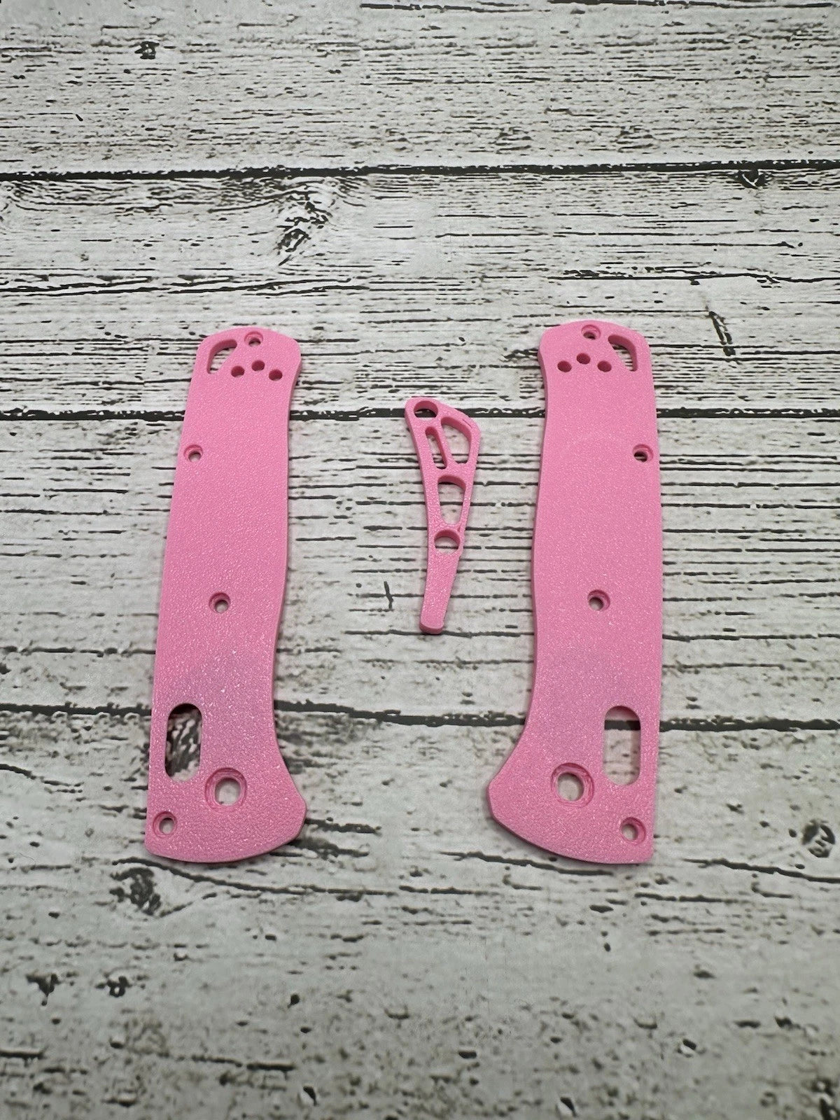 Scales And Back Spacer For Benchmade Bug out Pink