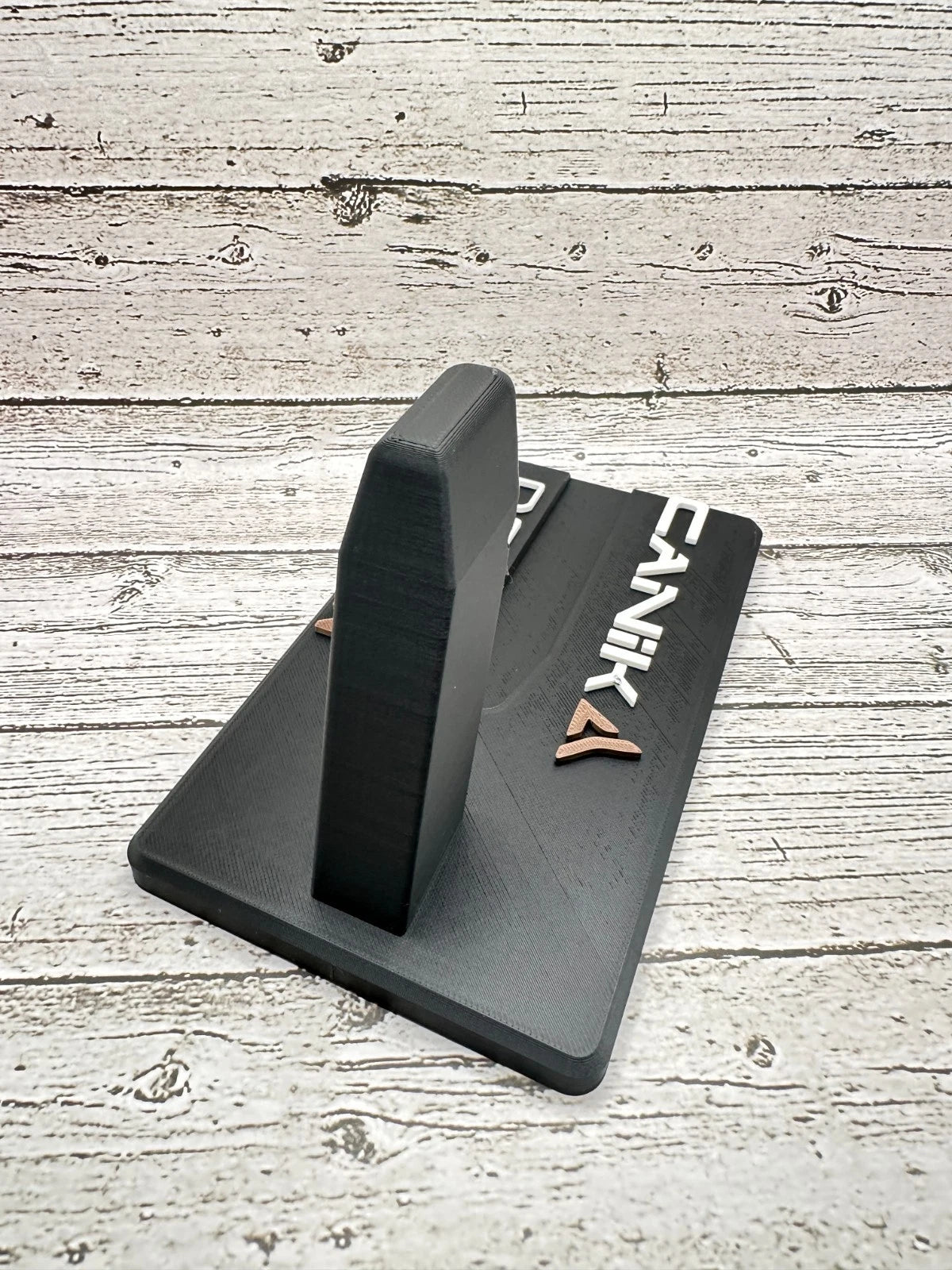 Prime Radian-Style Pistol Display Stand – alternate view