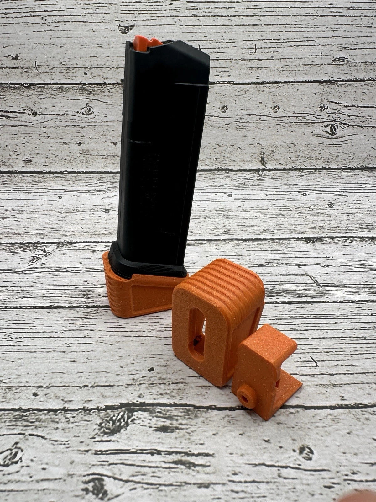 PMAG GL9 Series Base Plate Mag Extension (2 Pack) – Orange Burst