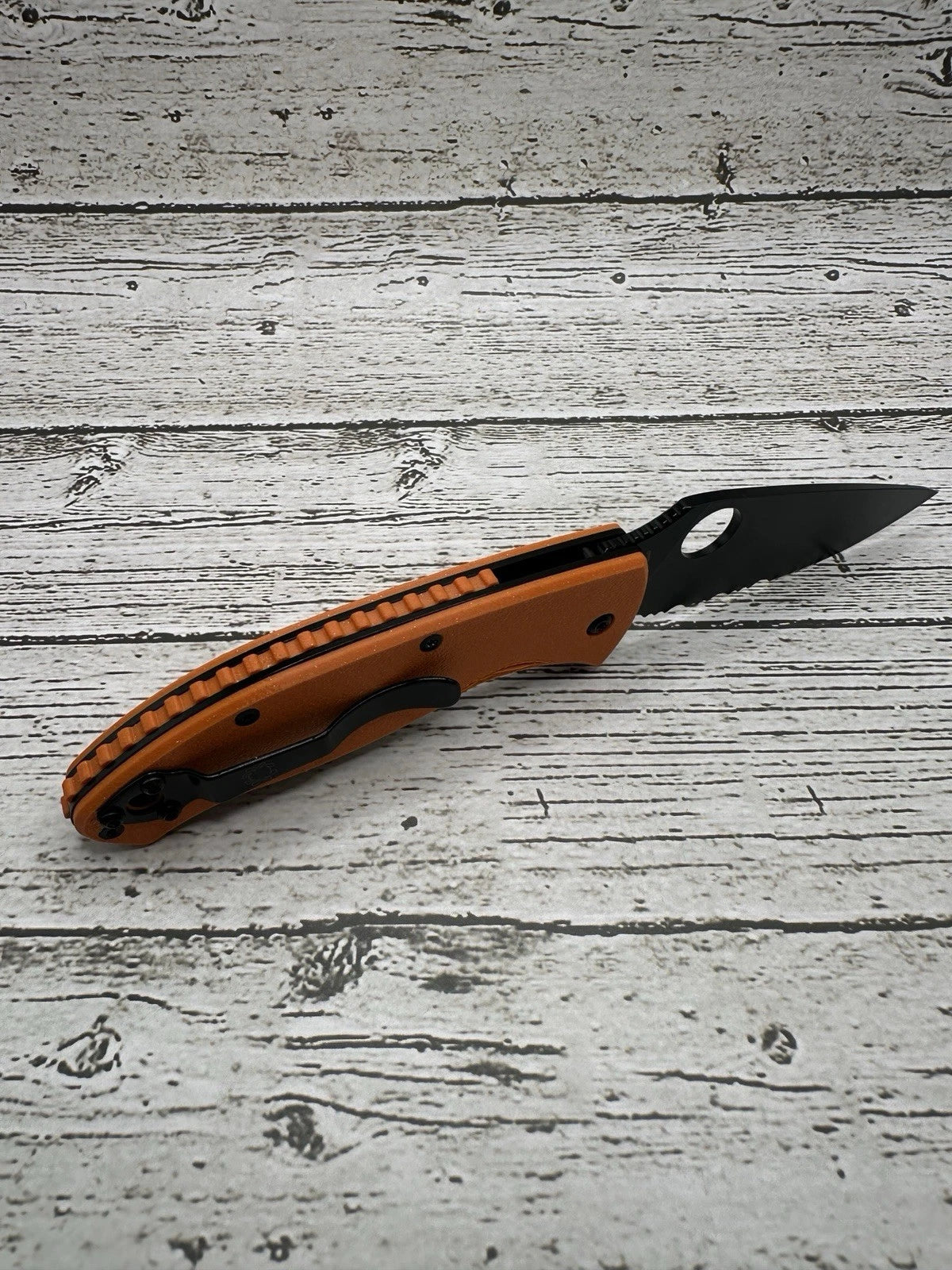 Spyderco Tenacious Scales with Back Spacer – Orange Burst