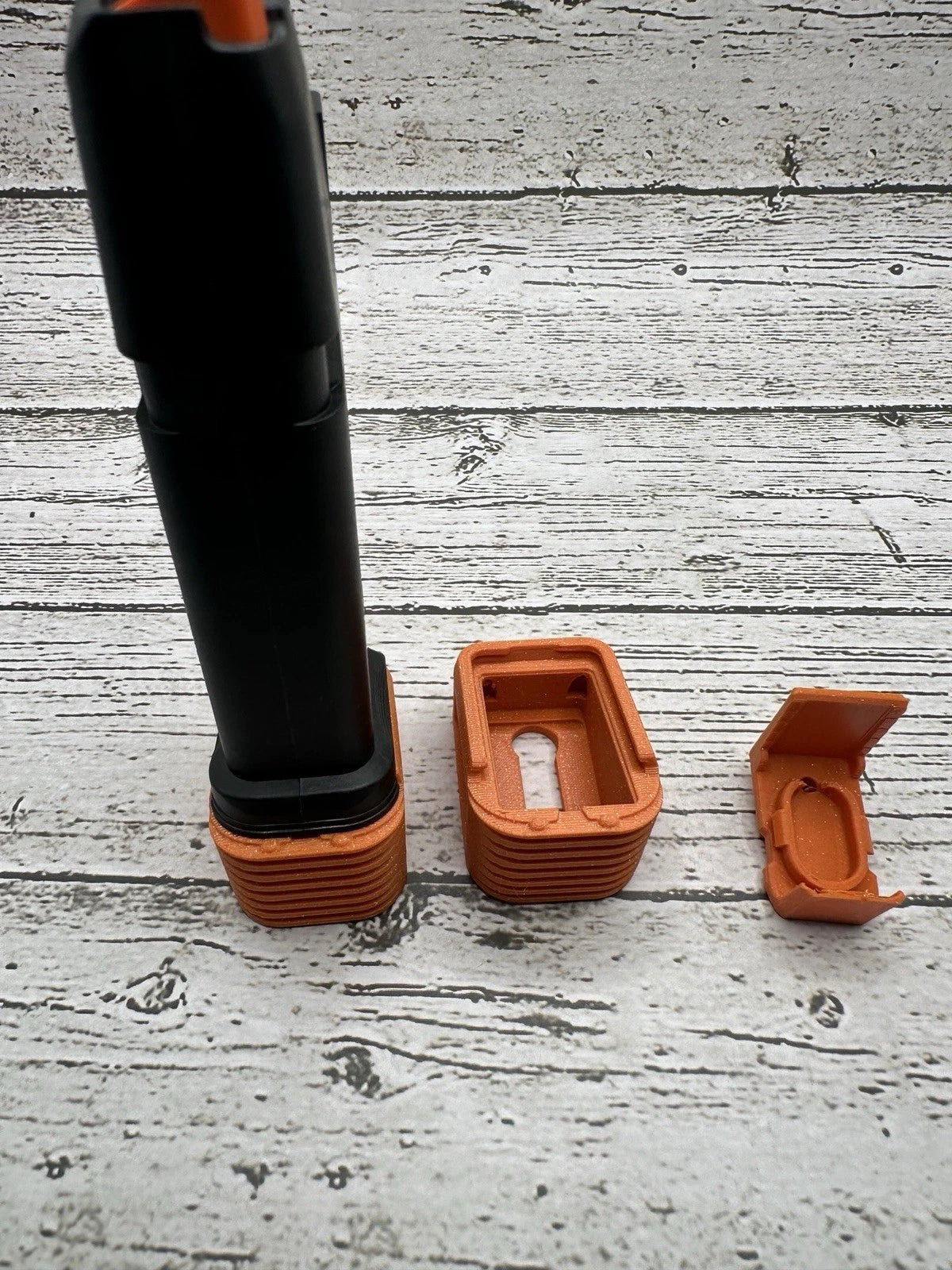 PMAG GL9 Series Base Plate Mag Extension (2 Pack) – Orange Burst