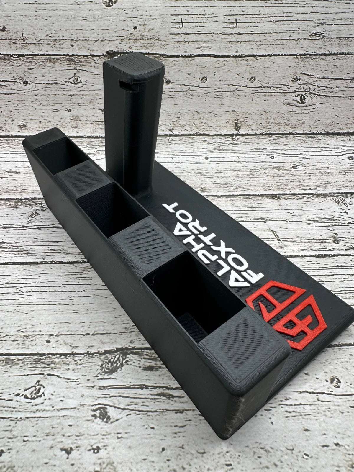 Alpha Foxtrot Romulus DS1911 Display Stand – 3 Magazine Holders – alternate view