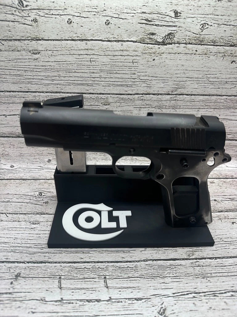 Colt 1911 Single-Stack Display Stand – 4 Magazine Holders – alternate view