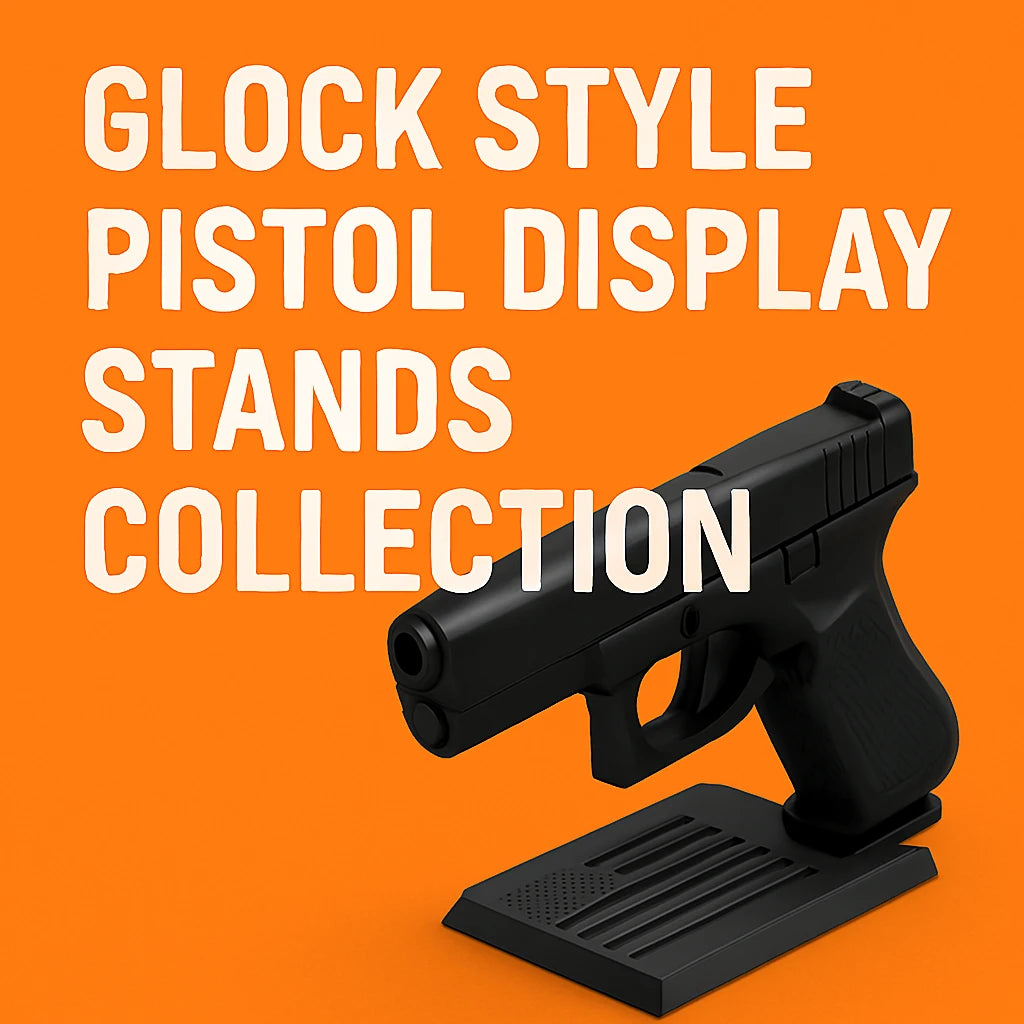 Glock Style Pistol Display Stands Collection