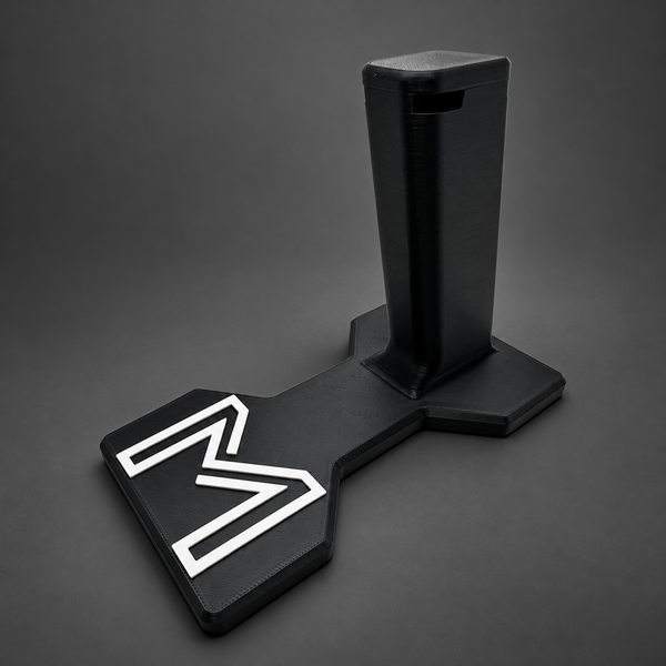Miller Precision 2011 Pistol Display Stand — Black & White