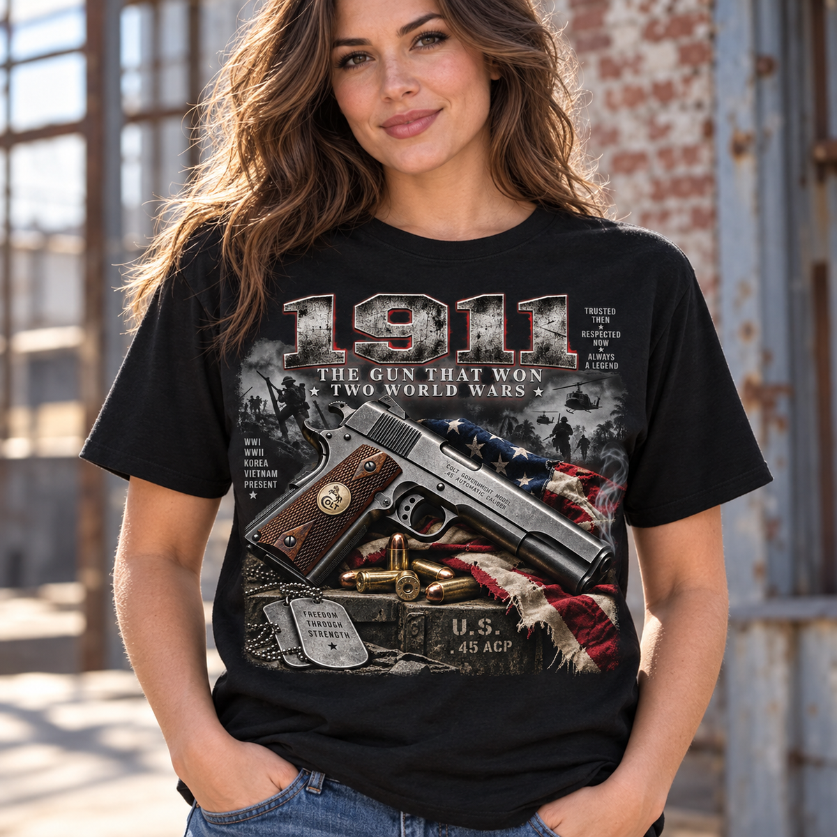 1911 Two World Wars Graphic T-Shirt