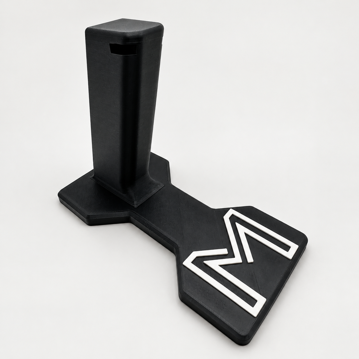 Miller Precision 2011 Pistol Display Stand — Black & White