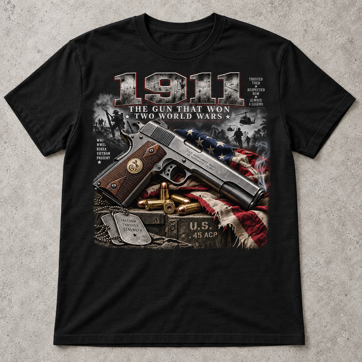 1911 Two World Wars Graphic T-Shirt