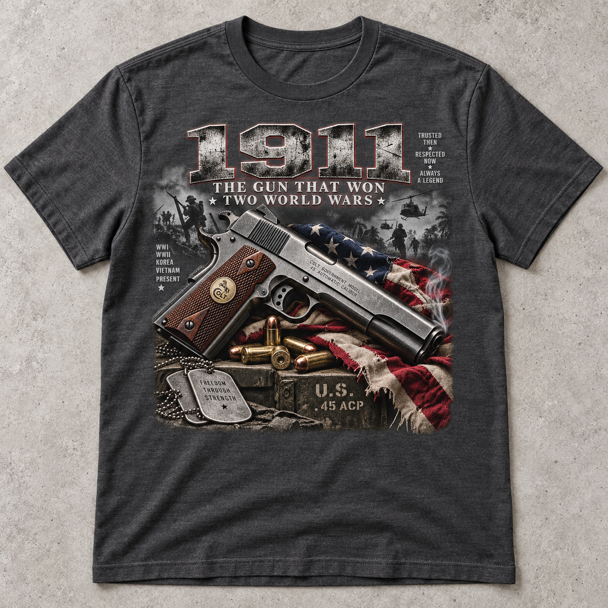 1911 Two World Wars Graphic T-Shirt