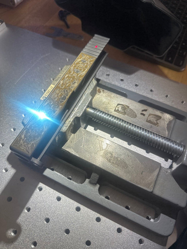 Glock-Style Full-Wrap Slide Engraving