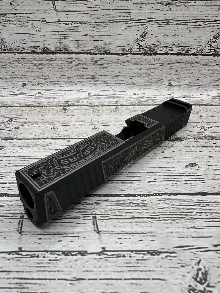 Glock-Style Full-Wrap Slide Engraving