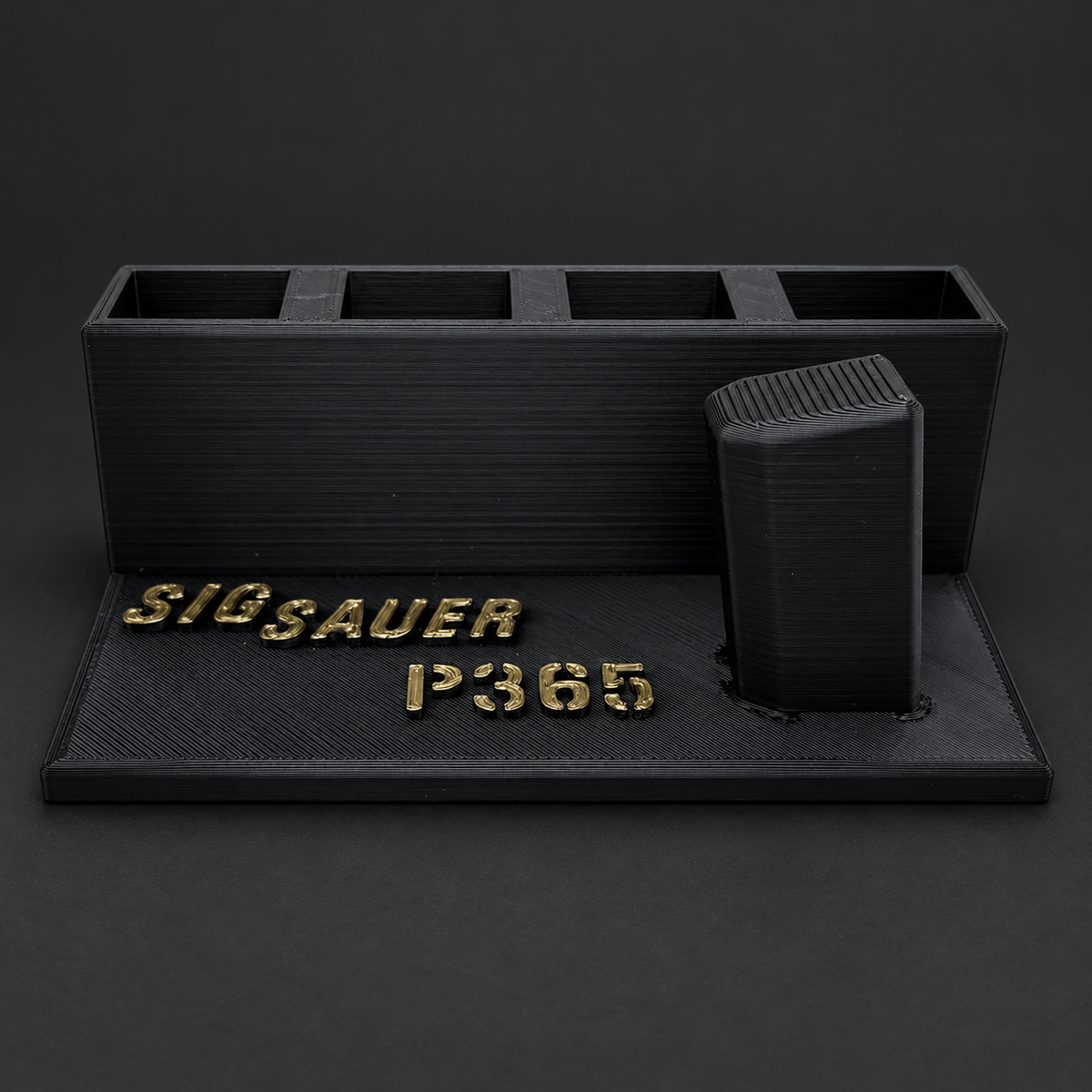 SIG P365 Display Stand with 4 Magazine Holders