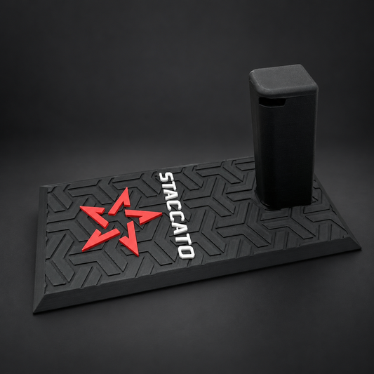 Staccato 2011 Display Stand — Textured Rectangular Base