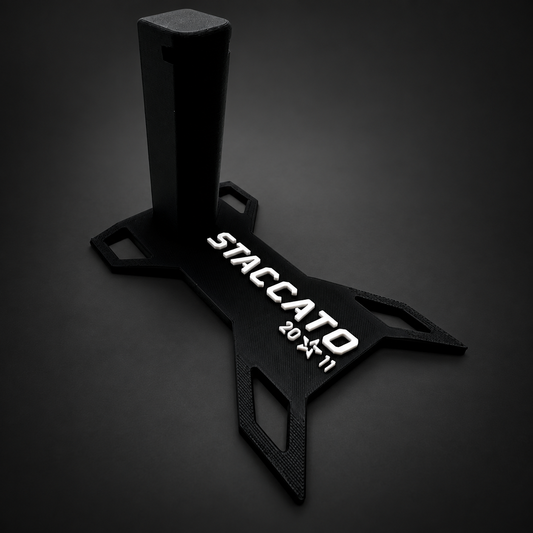 Staccato 2011 Gunfighter Display Stand — Cutout Base