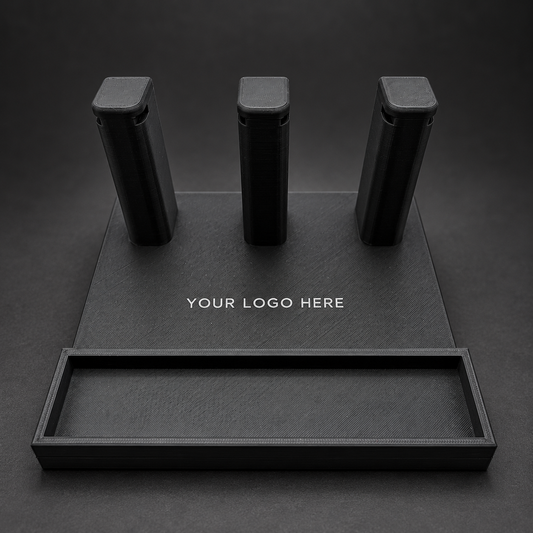 Custom Logo 2011 Triple Pistol Display Stand with Tray