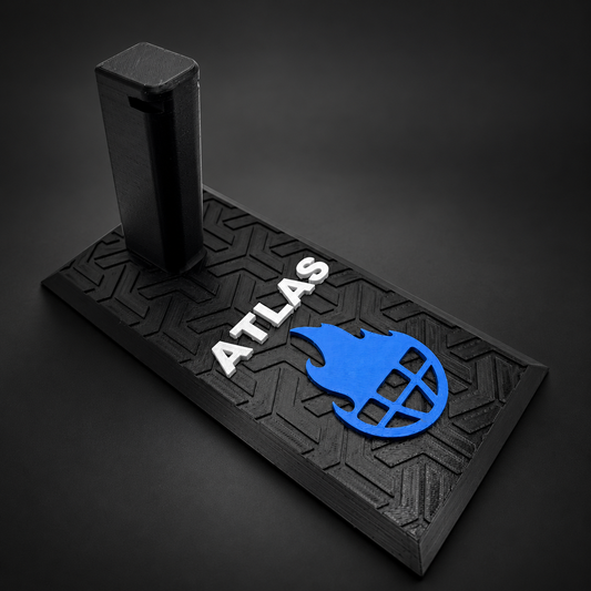 Atlas 2011 Pistol Display Stand — Textured Logo Base