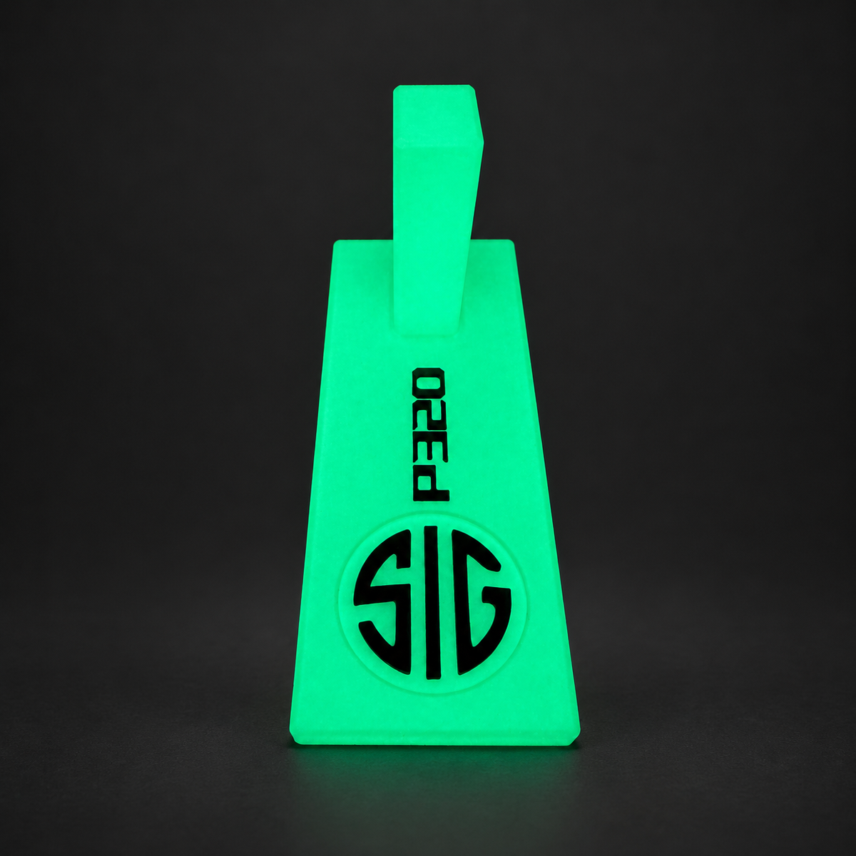 SIG P320 Pistol Display Stand — Glow in the Dark