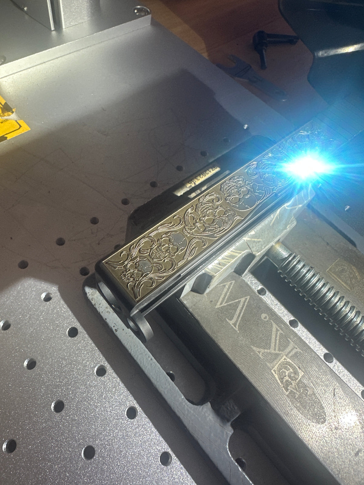 Glock-Style Full-Wrap Slide Engraving