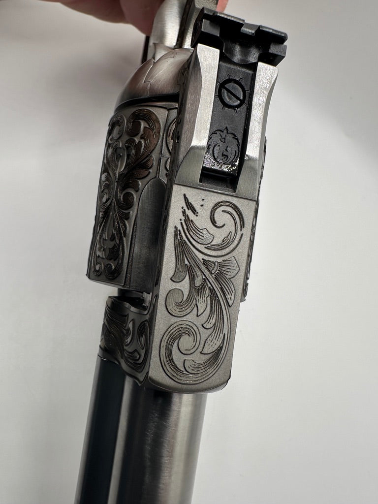 Revolver Cylinder Deep Laser Engraving