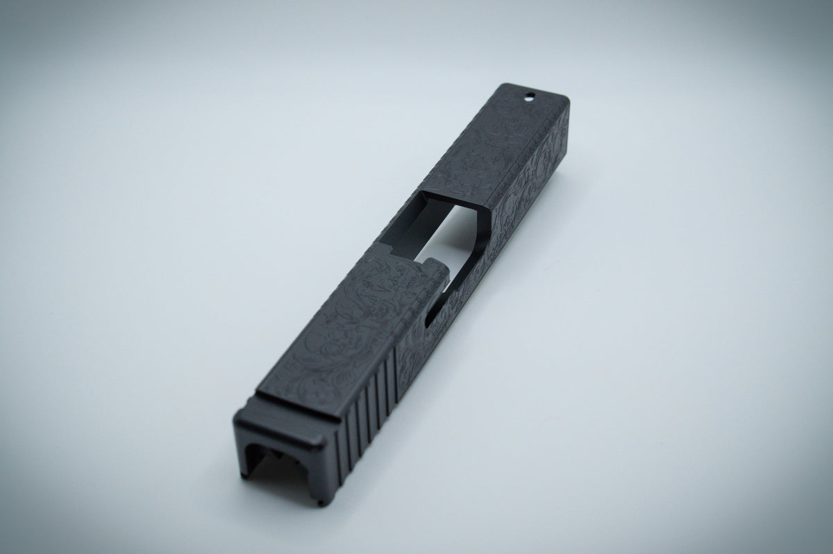 Glock-Style Full-Wrap Slide Engraving