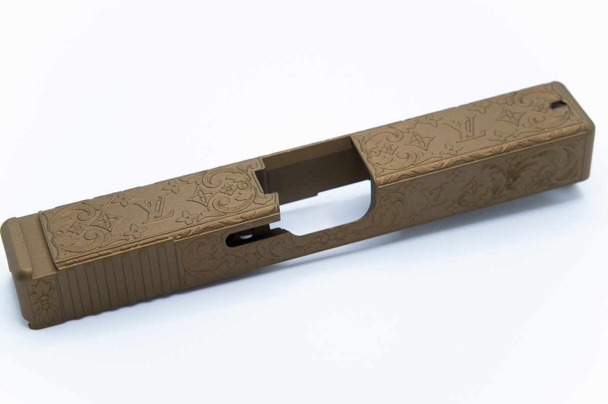 Glock-Style Full-Wrap Slide Engraving