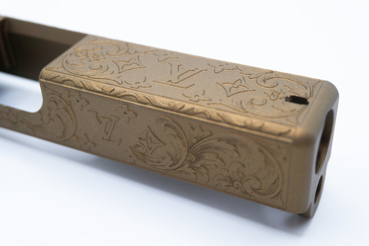 Glock-Style Full-Wrap Slide Engraving