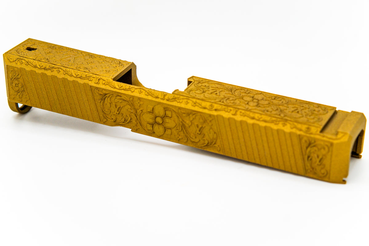 Glock-Style Full-Wrap Slide Engraving