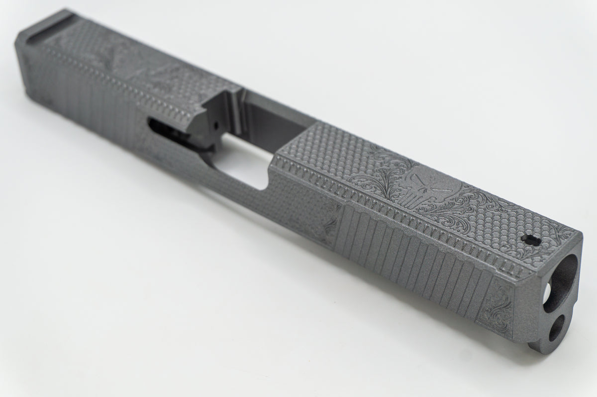Glock-Style Full-Wrap Slide Engraving