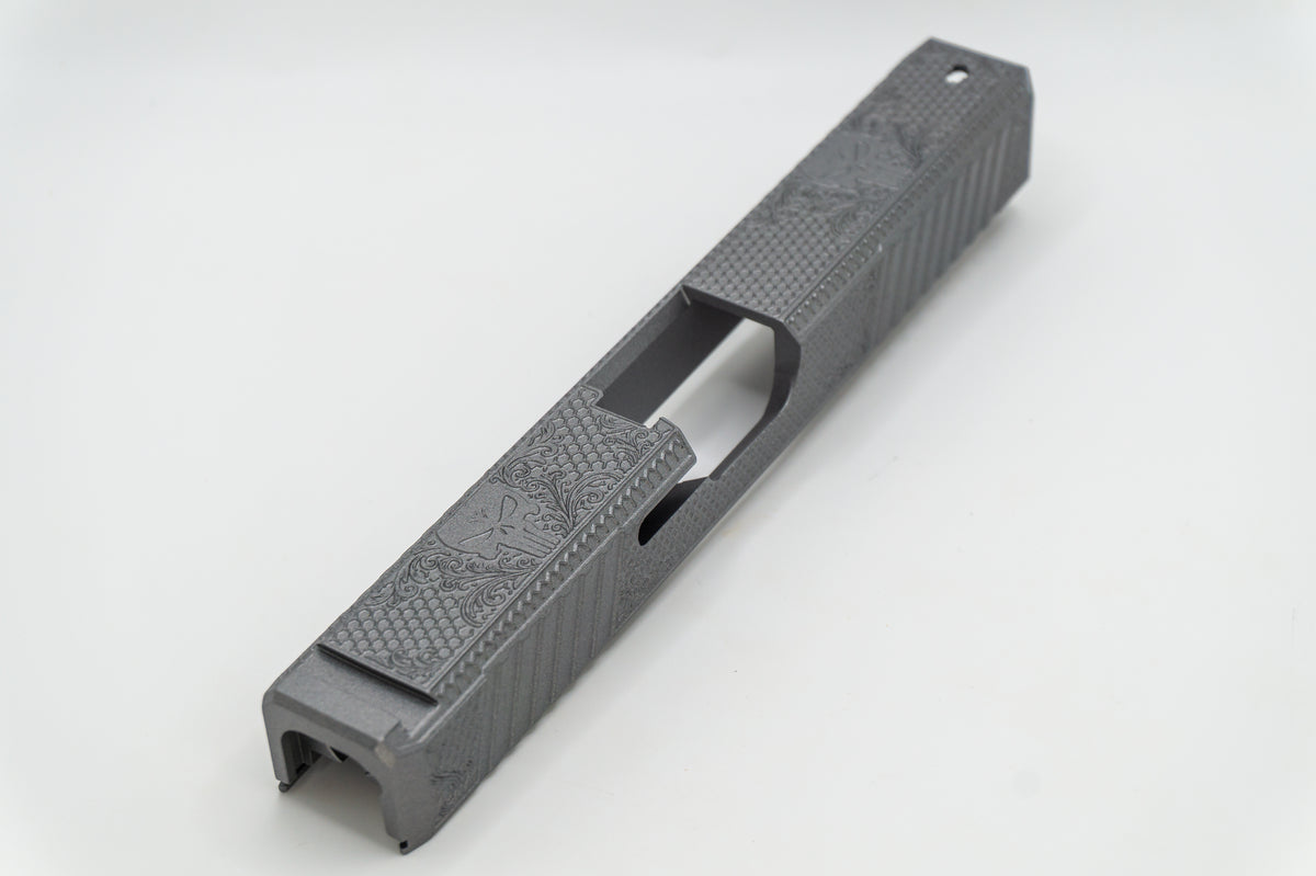 Glock-Style Full-Wrap Slide Engraving