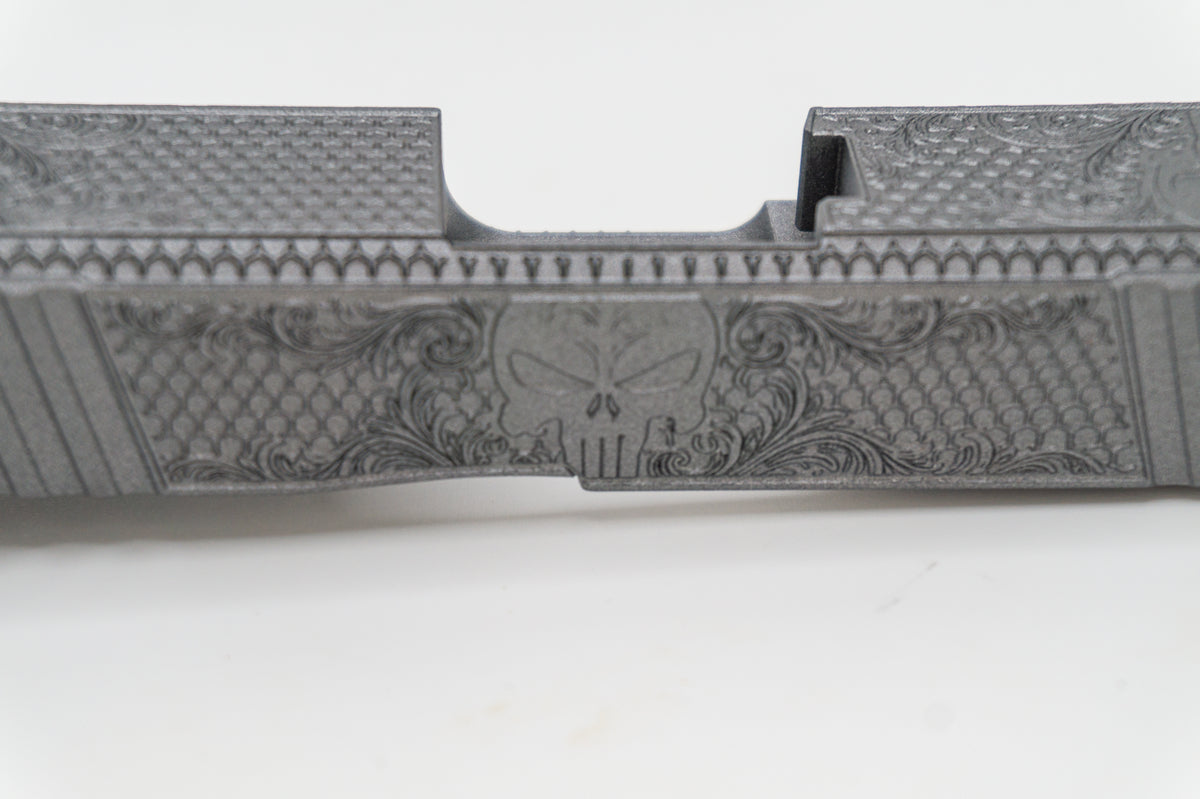 Glock-Style Full-Wrap Slide Engraving