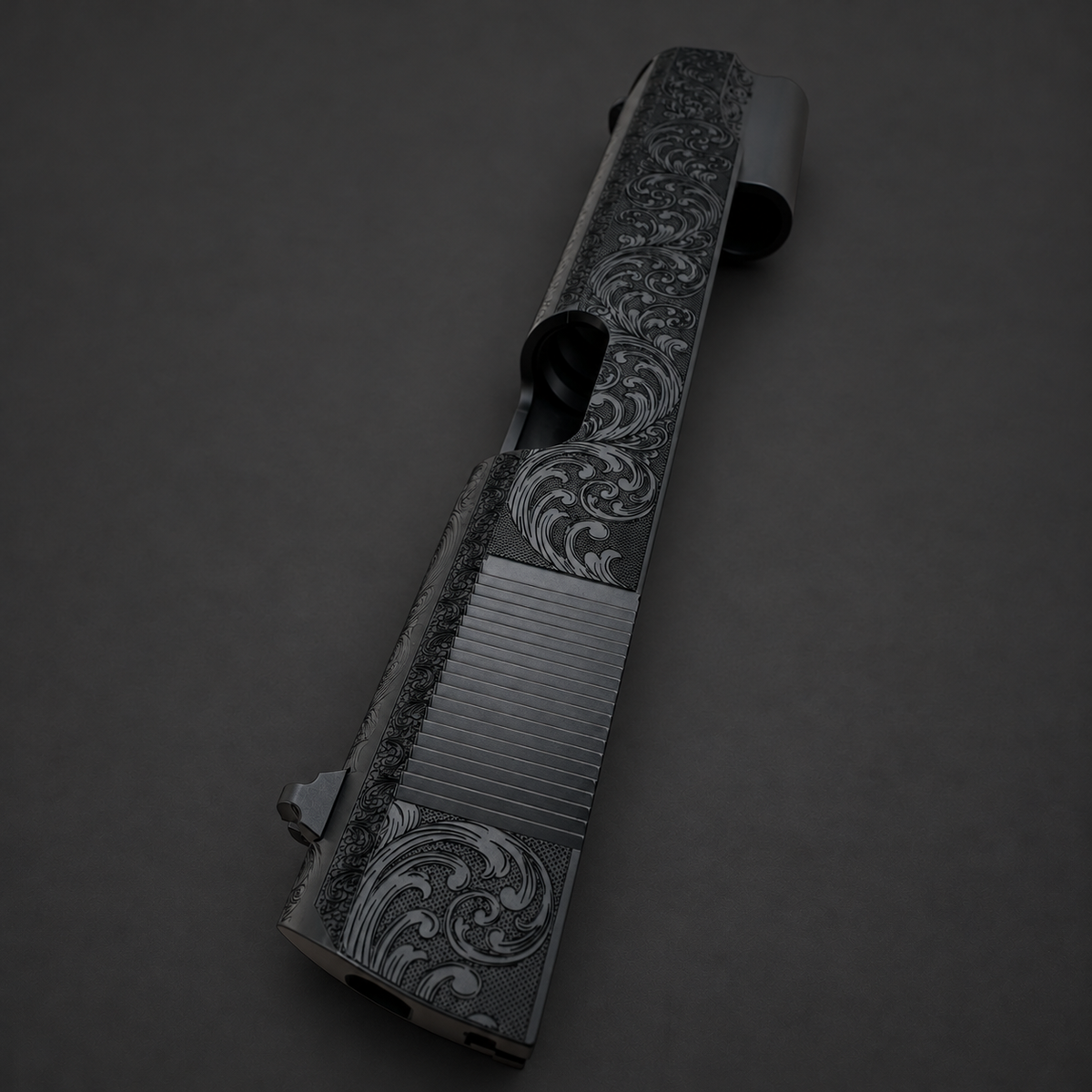 Floral & Scroll Slide Engraving with Cerakote