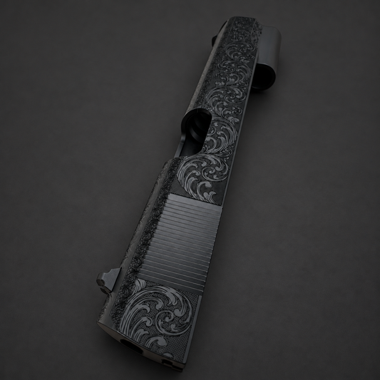 Floral & Scroll Slide Engraving with Cerakote