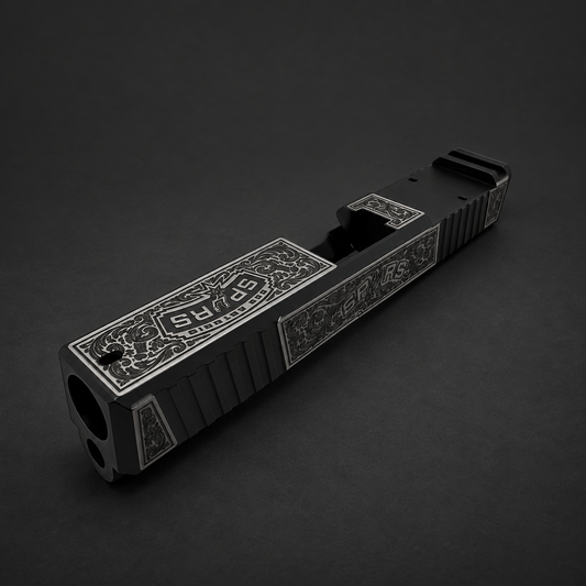 Glock-Style Full-Wrap Slide Engraving
