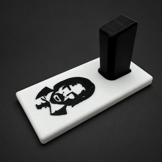 John Wick Double Stack Pistol Display Stand – Glock Style Compatible (Fits Most Double Stack Frames)