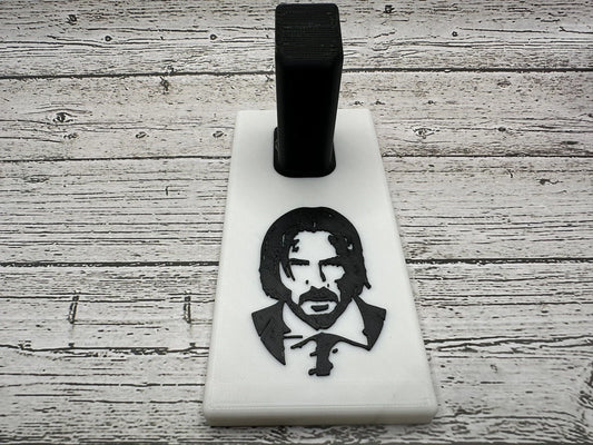 John Wick Double Stack Pistol Display Stand – Glock Style Compatible (Fits Most Double Stack Frames)