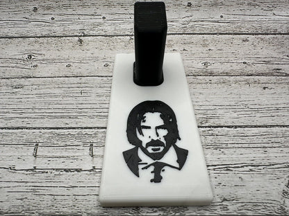 John Wick Double Stack Pistol Display Stand – Glock Style Compatible (Fits Most Double Stack Frames)