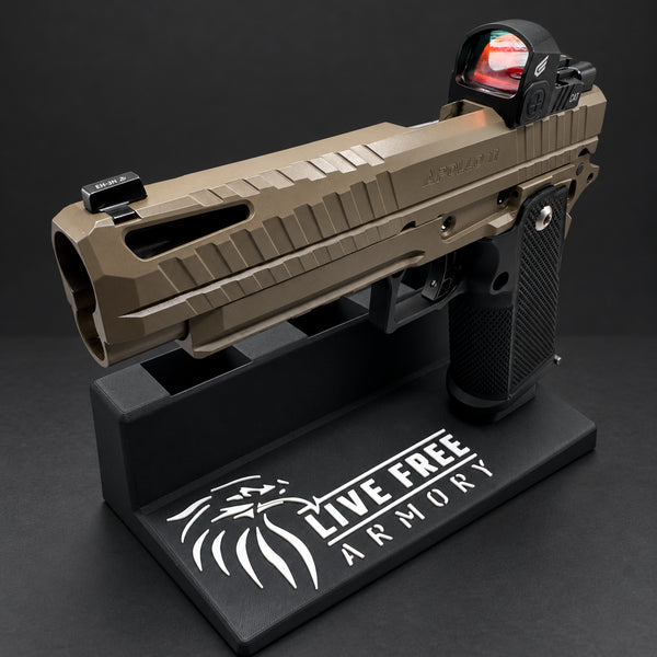 Live Free Armory Apollo 11 DS1911 Display Stand – 3 Magazine Holders