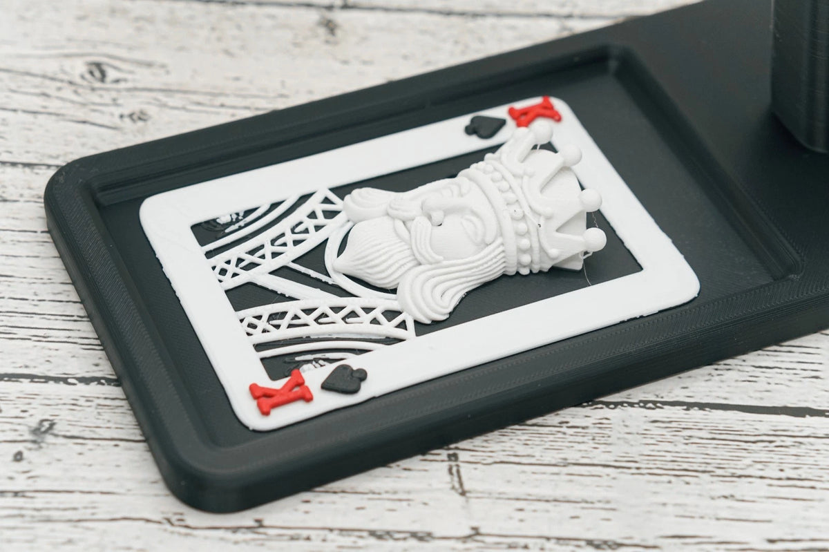 King of Spades Glock-Style Double-Stack Pistol Display Stand & Tray – alternate view