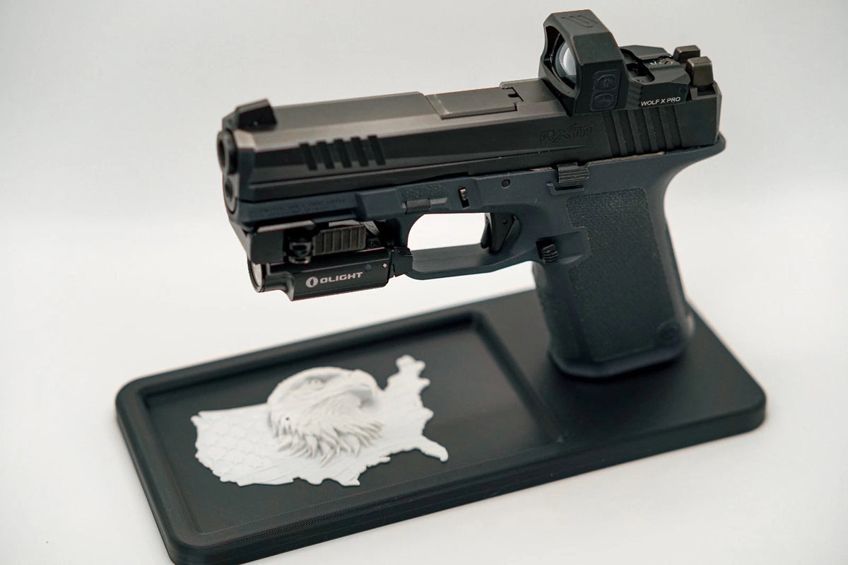 Eagle Relief Glock-Style Double-Stack Pistol Display Stand – alternate view