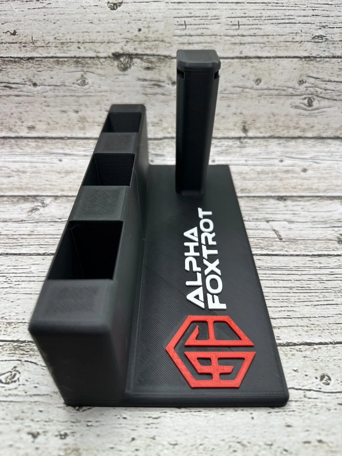 Alpha Foxtrot Romulus DS1911 Display Stand – 3 Magazine Holders – alternate view