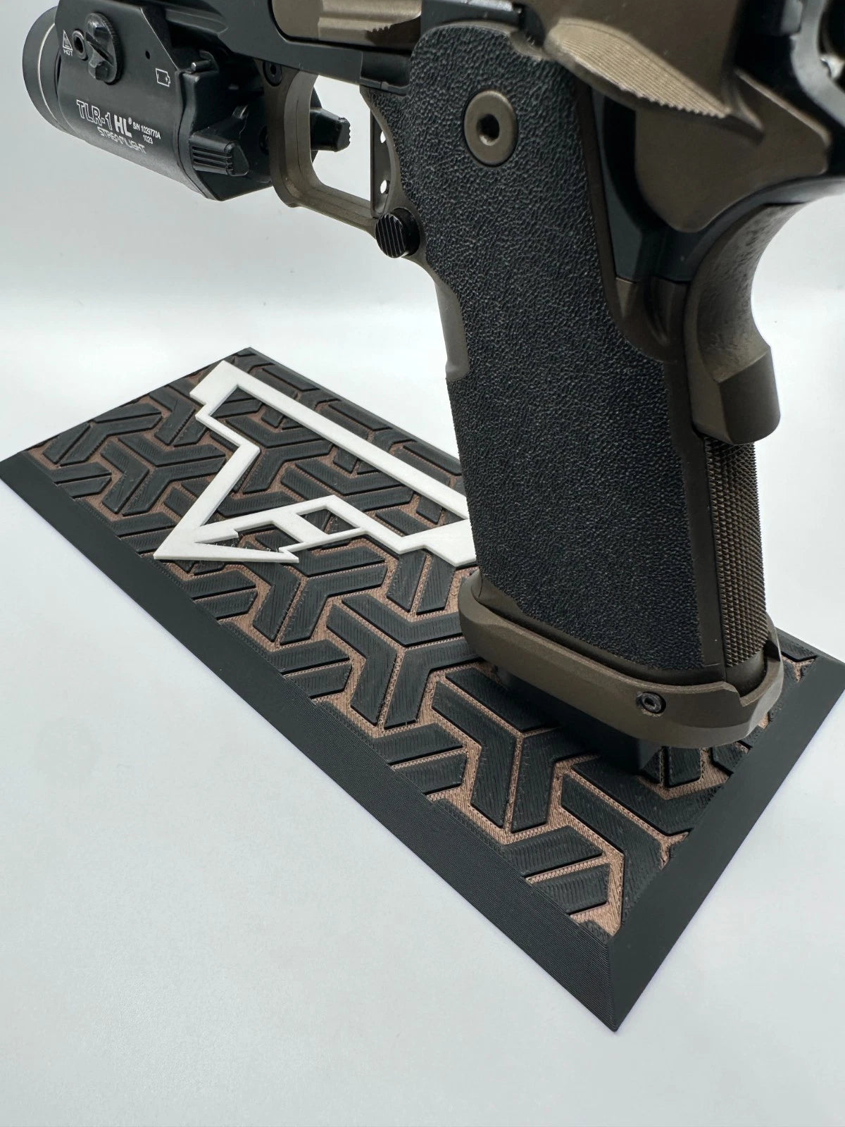 TTI / Taran Tactical Style 2011 Display Stand – Chevron Base – alternate view