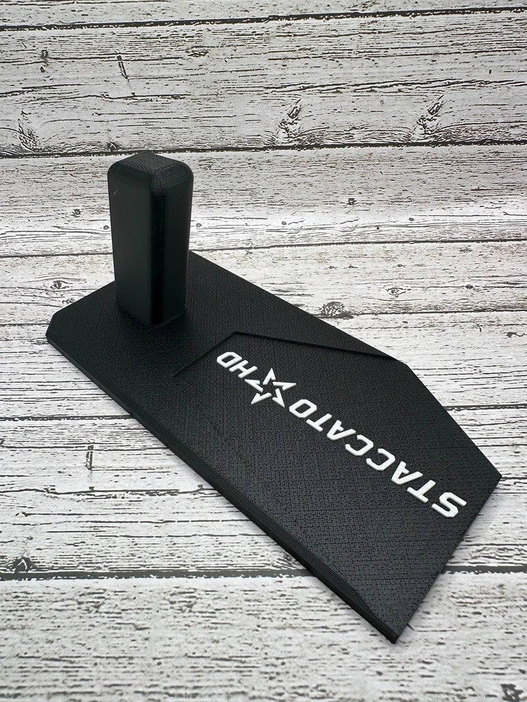 Staccato HD Display Stand – Stealth Blackout – alternate view