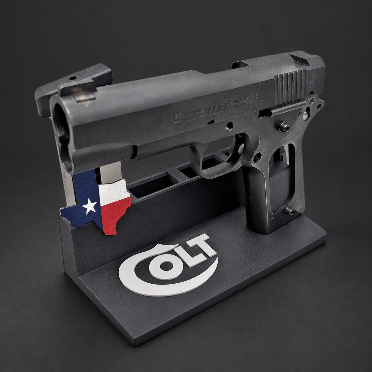 Colt 1911 Single-Stack Display Stand – 4 Magazine Holders