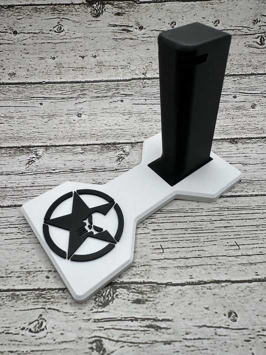 Army Star with Punisher – 2011 Pistol Display Stand  DS 1911 Series